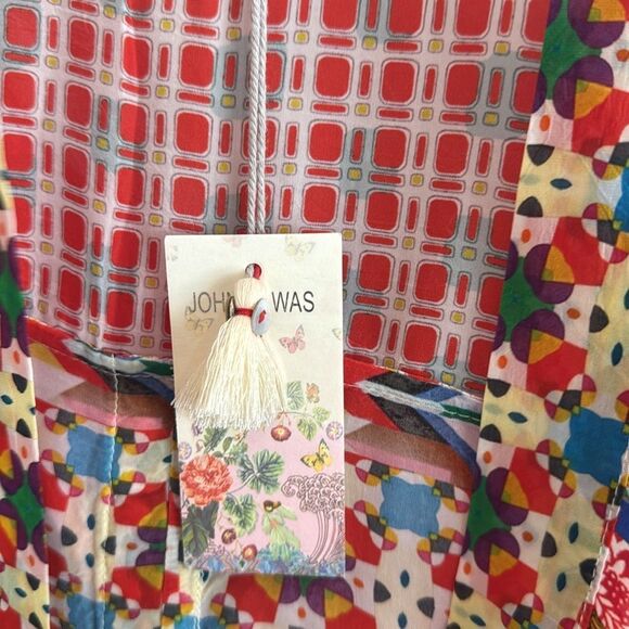 Johnny Was Kimono Red Mixed Print XL‎ - Picture 7 of 9